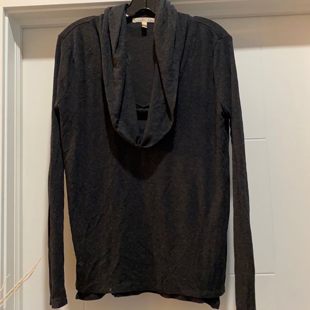 Soft joie black sweater. Can be worn multiple ways
